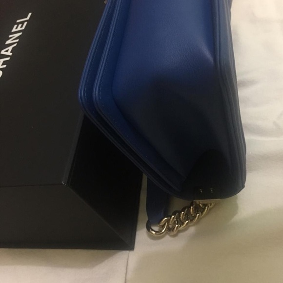 Authentic New Medium Boy Calfskin GHW l - Picture 4 of 8